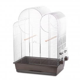 Fuglabúr ELIZA 54x34x75cm grátt/svart